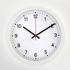 Watch wall, series: classic, d-28 cm, white