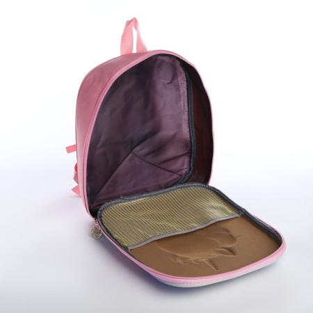 Baby backpack on lightning, pink color-5