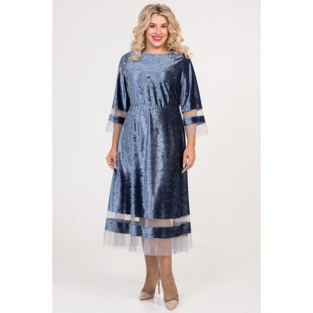 Women's dress, size 66, gray color