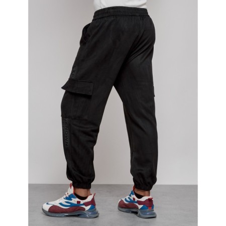 Joggers are sports male, size 50, black color-8