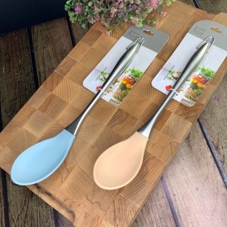 Silicone spoon Lenardi, 32 cm, color mix