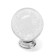 Cappio PK115, D = 35 mm, plastic, chrome color, 8 pcs.