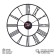 Wall-wall clocks of metal "Classic", silent, D-40 cm, black, aa