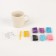 Set for decor mug polymer clay. Modeling on the circle "polygonal unicorn"