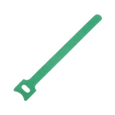 Velcro screed for wires 150x10x1.5 mm tundra, green color, 10 pcs.-5