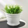Pot for flowers with a pallet "Antik", 1.6 l, d = 17 cm, white color