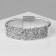 Bracelet with the rhinestones "Chantal" on the magnet, the color is silver, l = 20 cm