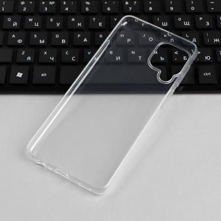 Case for Samsung Galaxy A22, silicone, transparent-2