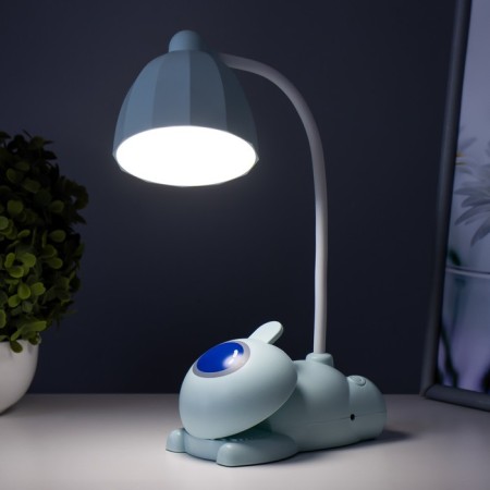 Robot table lamp LED 5W USB AKB Lazurny 11.8x7.8x31 cm Risalux-3
