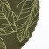 Serving napkin "Leaves", d = 38 cm