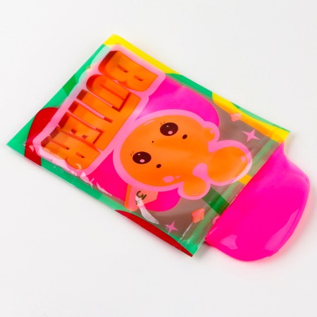 Slime "Glass", Butter series in Doi-pack, pink, 75 g-1