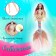 Fairytale doll "Princess Mermaid", Rainbow color