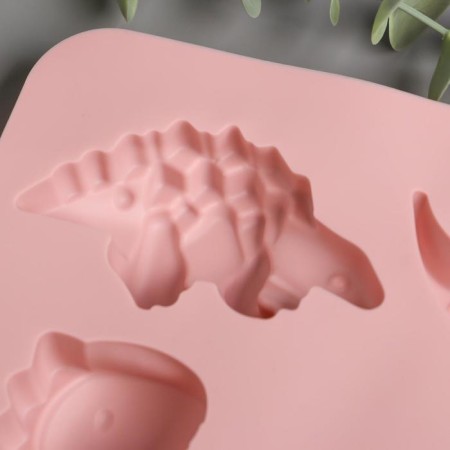 Mold Silicon "Dinosaurics" 6 items 2.5x16x28 cm-3