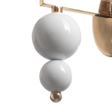 Sconces "Siena" 1he14 40W white-gold 12x17x40 cm-4
