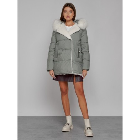 Winter jacket, size 48, light green color