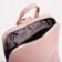A backpack with a zipper, "Medvedkovo", the color is pink