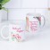 Sublimation mug "beloved friend" dear friend, with application