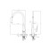 Kitchen mixer ESKO Saint-PETERSBURG SPB 519, color chrome