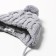 Children's hat, light gray, size 46-48 cm
