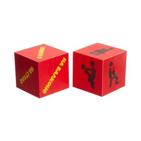 Adult cubes "places", 4 x 4 cm, set, 18+-3
