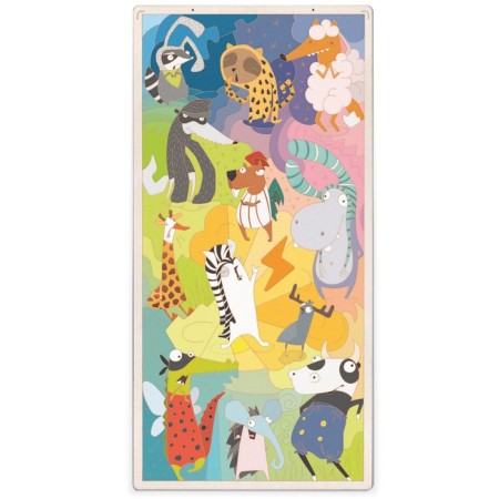 Wooden puzzle - Coloring "Masquerade"-1