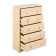 Chest of drawers RAST 5, 62x30x109, pine array