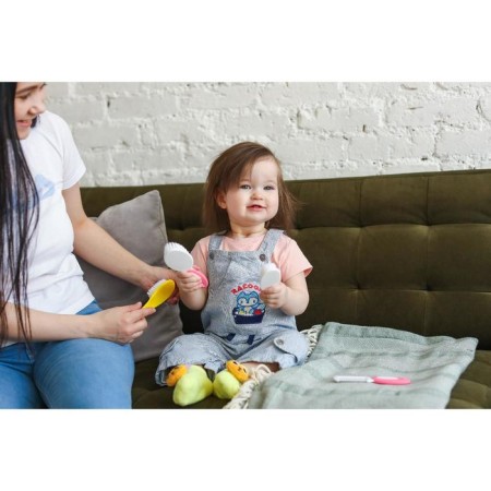 Children's brush, for hair care, white color-5