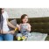Children's brush, for hair care, white color