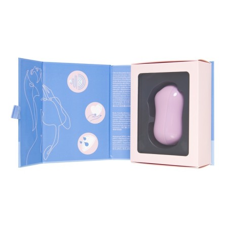 Vacuum-wave contactless stimulator of the Satiffyer Cotton Candy clitoris, silicone, purple color-6