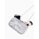 Female bag on farmar, silver color