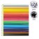 Pencils 24 Colors Erichkrause ArtBerry premium, plastic, hexagonal, 2.6 mm griffle, cardboard packaging, euro -handle