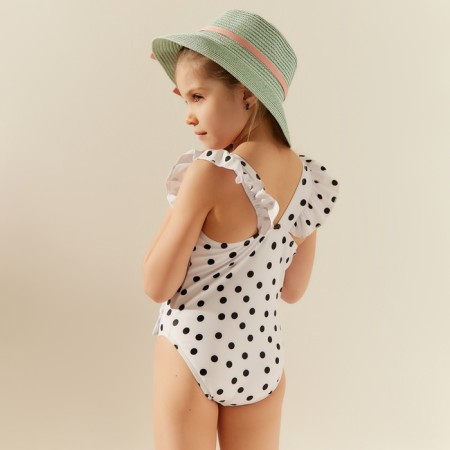 Swimsuit Assed children's minku color white, height 110-116 cm-3
