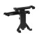 Torso tablet holder for a headrest, sliding up to 20cm, width of gripping 6-10 cm
