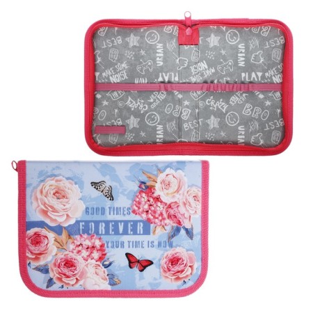 Penal 1 section, 130 x 190 x 30 mm, textile, PCT 04-20 "Peon roses" 70631