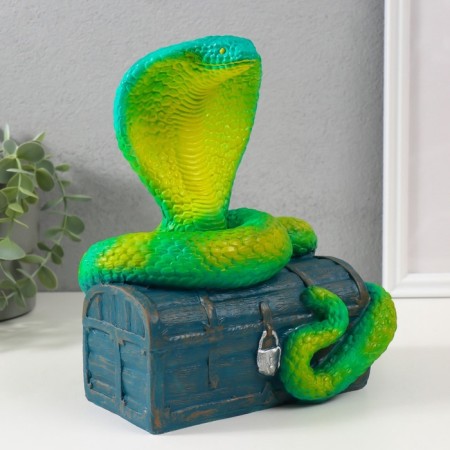 New Year's figure "Cobra on the chest" 20 x 17 x 12 cm.-3