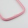 Figs for embroidery, flexible rectangle, 22 × 18 cm, pink color