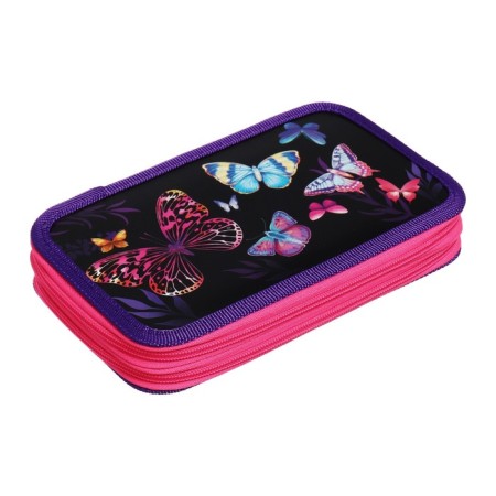 Penal 2 sections, 125 x 205 x 40 mm, calligrata 30p26/2 "Butterflies", laminated cardboard-2