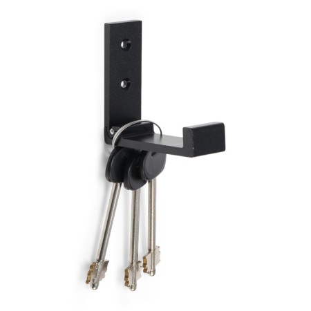 Furniture hook Cappio Fold, one -rot, folding, black color-1