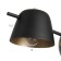 Bras "Firs" E27 40W black and gold 15x28x22 cm