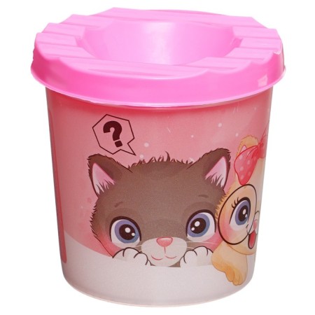 Smaching Substacle Single 210ml Calligrata "kittens", with a pattern, mix-14