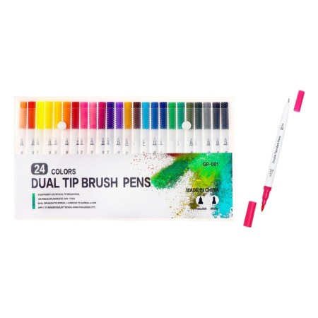 Set of professional markers, 24 pieces/24 colors, bilateral-6