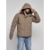 Male winter jacket, size 52, brown color