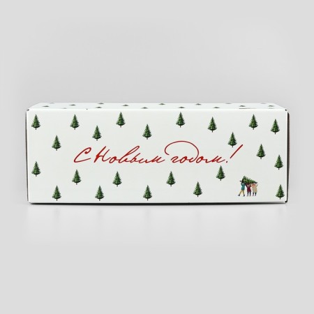 Folding box "Happy New Year", 12 x 33.6 x 12 cm, New Year-3