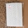Knitted lace, 50 mm × 10 ± 1 m, white color