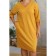 Female dress, size 50, mustard color