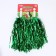 Pompons 2 pcs, green color
