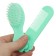 Hair care kit: comb and brush "Flower", Biryuzovoy color