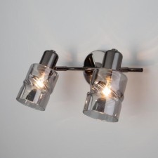 ANSA lamp, 2x40W E14, color black pearls