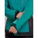 Ski jacket women, size 42, dark green color