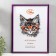 Photo frame plastic 30x40 cm, purple (plastic screen)